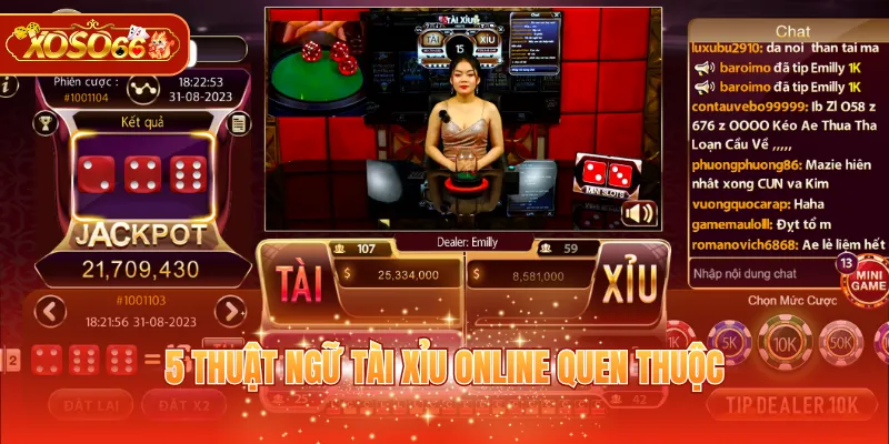 5 thuật ngữ Tài Xỉu online quen thuộc
