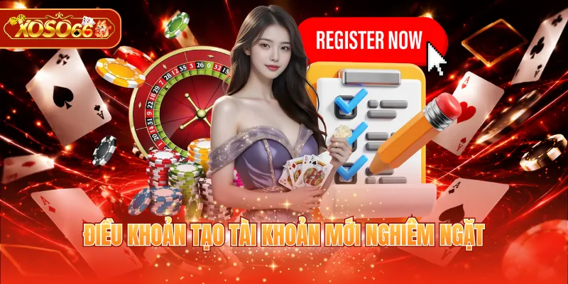 Điều khoản tạo tài khoản mới nghiêm ngặt